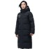 White duck down waterproof winter warm long down women's down jacket