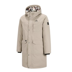 Windbreaker, long white down jacket