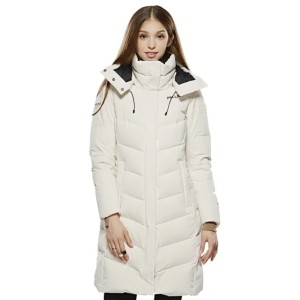 Winter jacket wholesale factory duck down jacket women's plus size long over the knee