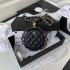 Chanel small round bag shoulder crossbody bag sheepskin