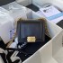 CHANEL 22K Autumn/Winter Classic Fashion Impotent Collar Cowhide Tofu Bag Handheld Single Shoulder Crossbody Bag