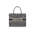 DIOR Dior BookTote Old Flower Full Print Large Capacity Oblique Hand Embroidered Tote Bag Tote Bag Shopping Bag Handbag Medium Women's Style