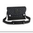 LOUIS VUITTON Alpha Iconic Rivet Reinforced Corner Canvas Leather Camera Bag Crossbody Bag Black