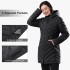 Women's Down Jacket Hooded Windproof Puffer Coat Packable Warm Winter Jacket Lightweight Ladies Parka
