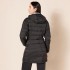 Essentials Women's Lightweight Water-Resistant Hooded Puffer Coat (Available in Plus Size)